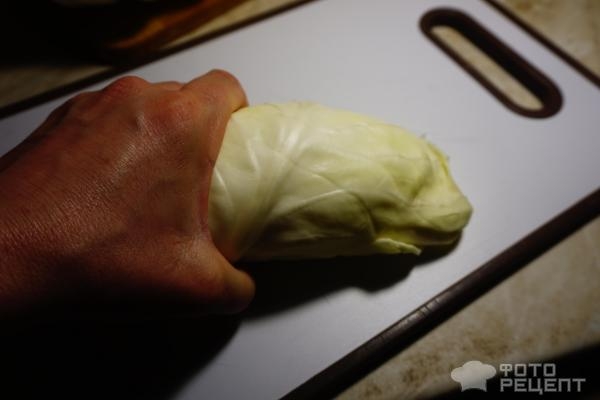 Рецепт: Гречневый бигос с индейкой - со свежей капустой Рецепт: Гречневый бигос с индейкой - со свежей капустой