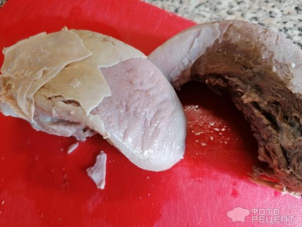 Рецепт: Язык отварной - Варим правильно Рецепт: Язык отварной - Варим правильно