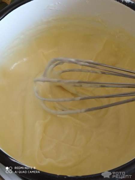 Рецепт: Крем для торта Пломбир - Нежный