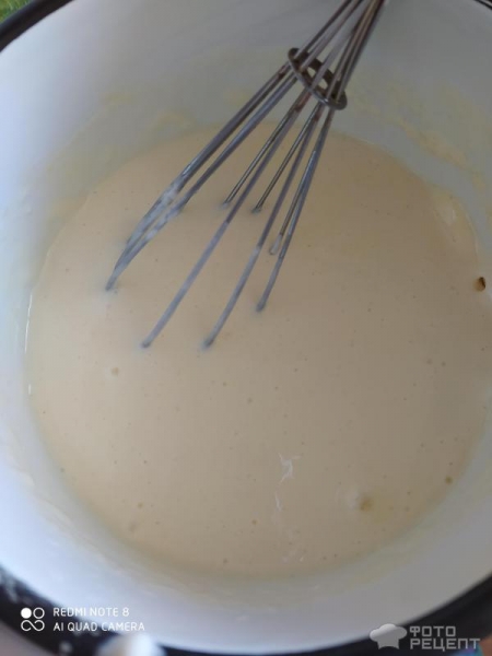 Рецепт: Крем для торта Пломбир - Нежный