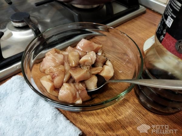 Рецепт: Куриное филе с брокколи и стручковой фасолью - на сковороде с яйцами и зеленью Рецепт: Куриное филе с брокколи и стручковой фасолью - на сковороде с яйцами и зеленью