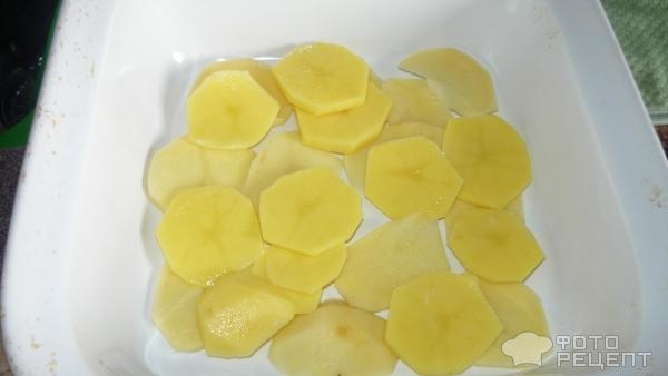 Рецепт: Мясо по-французски со свининой - С замороженными помидорами!