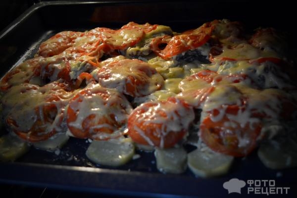 Рецепт: Мясо по-французски со свининой - В духовке