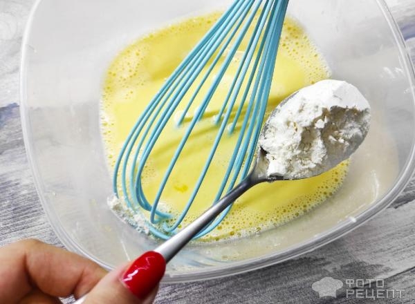 Рецепт: Омлет на сковороде - пышный омлет перевертыш! Рецепт: Омлет на сковороде - пышный омлет перевертыш!