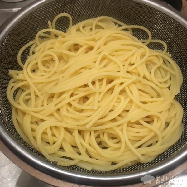 Рецепт: Паста с тунцом - в томатном соусе Рецепт: Паста с тунцом - в томатном соусе