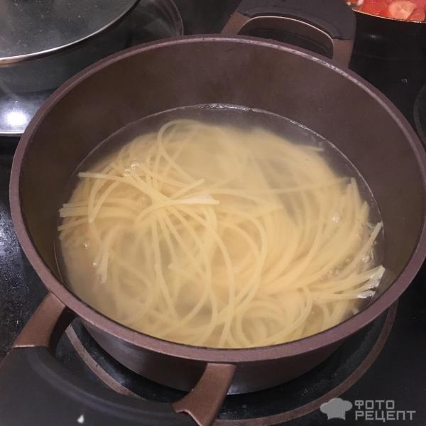 Рецепт: Паста с тунцом - в томатном соусе Рецепт: Паста с тунцом - в томатном соусе