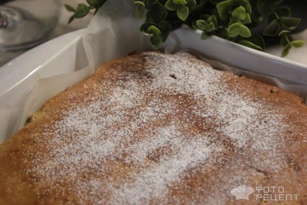 Рецепт: Постный пирог с апельсинами - И изюмом Рецепт: Постный пирог с апельсинами - И изюмом