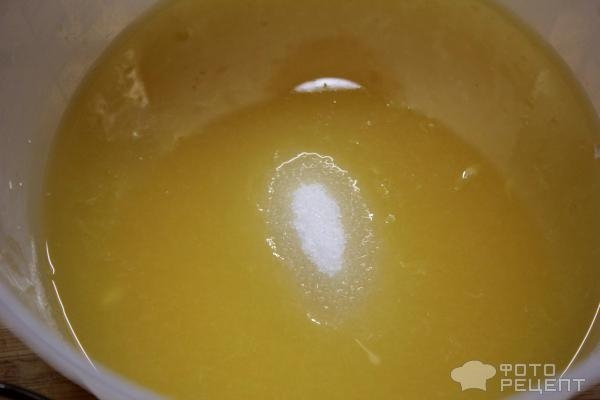 Рецепт: Постный пирог с апельсинами - И изюмом Рецепт: Постный пирог с апельсинами - И изюмом