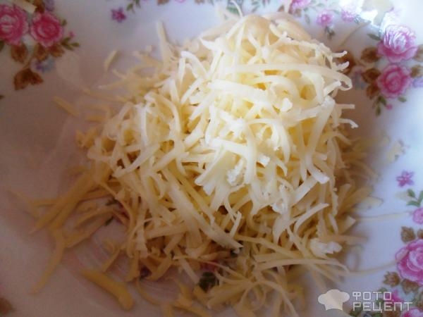 Рецепт: Салат из свежих помидор с сыром и чесноком - с томатами черри Рецепт: Салат из свежих помидор с сыром и чесноком - с томатами черри