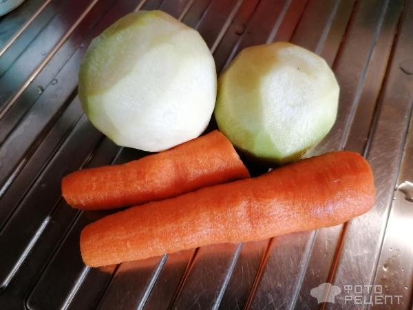 Рецепт: Салат из зеленой редьки - Простой Рецепт: Салат из зеленой редьки - Простой