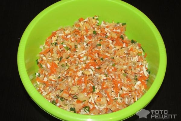 Рецепт: Салат в стиле "Мимоза" - на скорую руку Рецепт: Салат в стиле "Мимоза" - на скорую руку