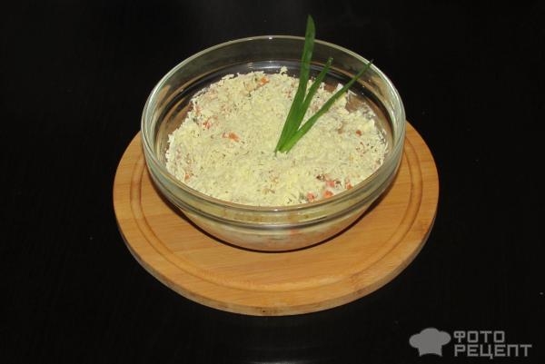 Рецепт: Салат в стиле "Мимоза" - на скорую руку Рецепт: Салат в стиле "Мимоза" - на скорую руку