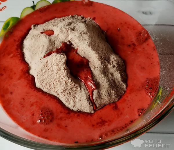 Рецепт: Торт "Красный бархат" - из готовой смеси с чиз-кремом