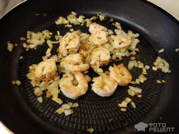 Рецепт: Тушеные кабачки - с креветками, на сковороде по-простому Рецепт: Тушеные кабачки - с креветками, на сковороде по-простому