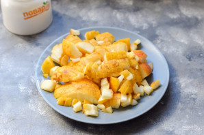 Штрудель с грушами из лаваша