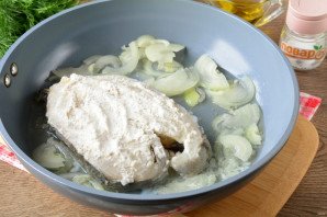 Зубатка в сливках Зубатка в сливках