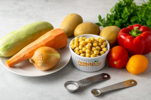 Овощное рагу с нутом Овощное рагу с нутом