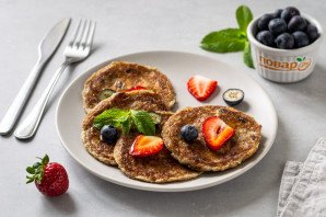 Постные овсяные оладьи Постные овсяные оладьи