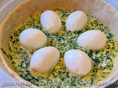Пасхальный пирог с яйцами и зеленью Пасхальный пирог с яйцами и зеленью