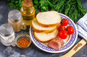 Канапе с ростбифом