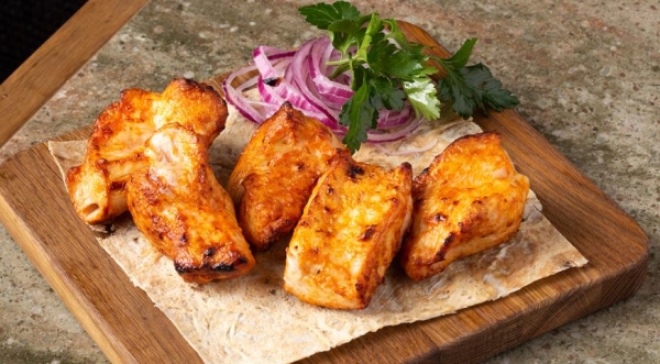 Медово-горчичный куриный шашлык, пошаговый рецепт с фото