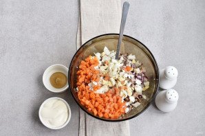 Салат из сайры консервированной Салат из сайры консервированной