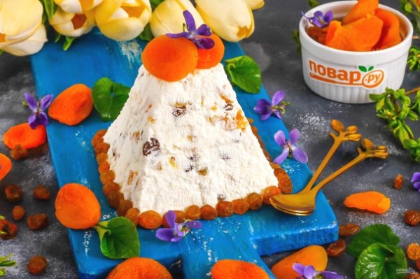 Творожная пасха без сахара Творожная пасха без сахара