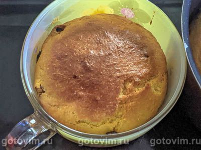 Тыквенная бабка с изюмом и лимоном
