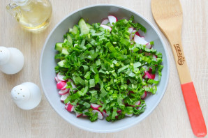 Салат с черемшой Салат с черемшой