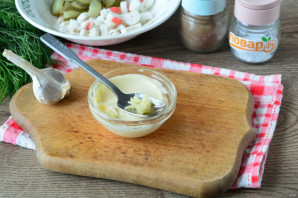 Салат "Остренькие крабы" Салат "Остренькие крабы"