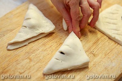 Слойки с шоколадом Слойки с шоколадом