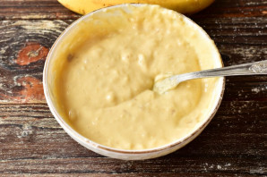 Банановые оладьи на ряженке Банановые оладьи на ряженке