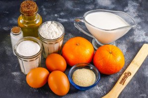 Муссовый мандариновый торт Муссовый мандариновый торт