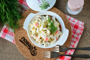 Салат "Остренькие крабы" Салат "Остренькие крабы"