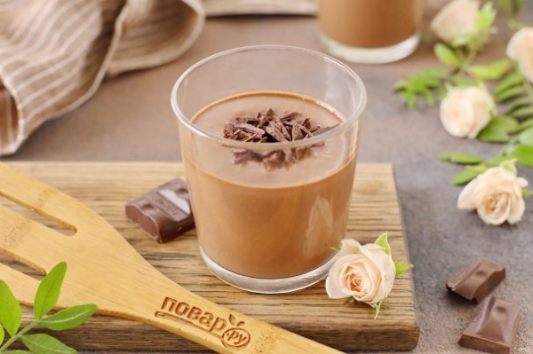 Шоколадно-банановый мусс