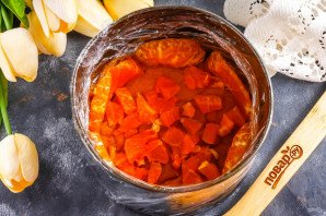 Муссовый мандариновый торт Муссовый мандариновый торт