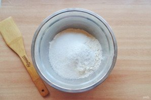 Насыпной пирог с ягодами