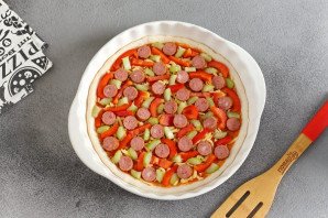 Пицца с сельдереем Пицца с сельдереем