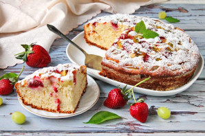 Пирог с фруктами и ягодами Пирог с фруктами и ягодами