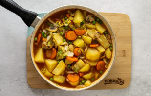 Овощное рагу без масла Овощное рагу без масла