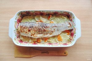 Белый амур в духовке с картошкой