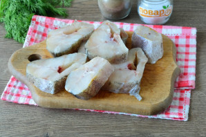 Минтай с бульоном в сковороде Минтай с бульоном в сковороде