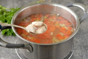 Суп из речных окуней Суп из речных окуней