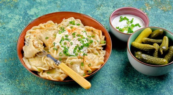 Вареники с капустой и курицей, пошаговый рецепт с фото Вареники с капустой и курицей, пошаговый рецепт с фото