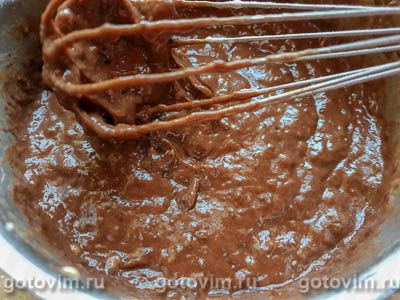 Бисквит на вине с шоколадной глазурью Бисквит на вине с шоколадной глазурью