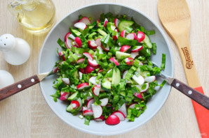 Салат с черемшой Салат с черемшой