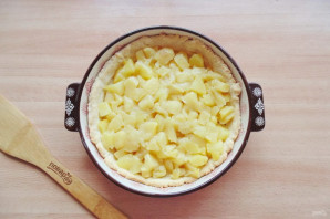 Яблочный пирог с белковым кремом Яблочный пирог с белковым кремом