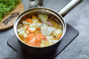 Суп с фасолью и кукурузой Суп с фасолью и кукурузой