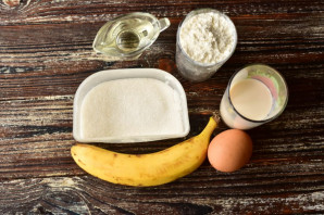 Банановые оладьи на ряженке Банановые оладьи на ряженке