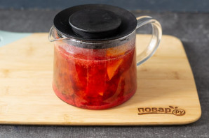 Брусничный чай